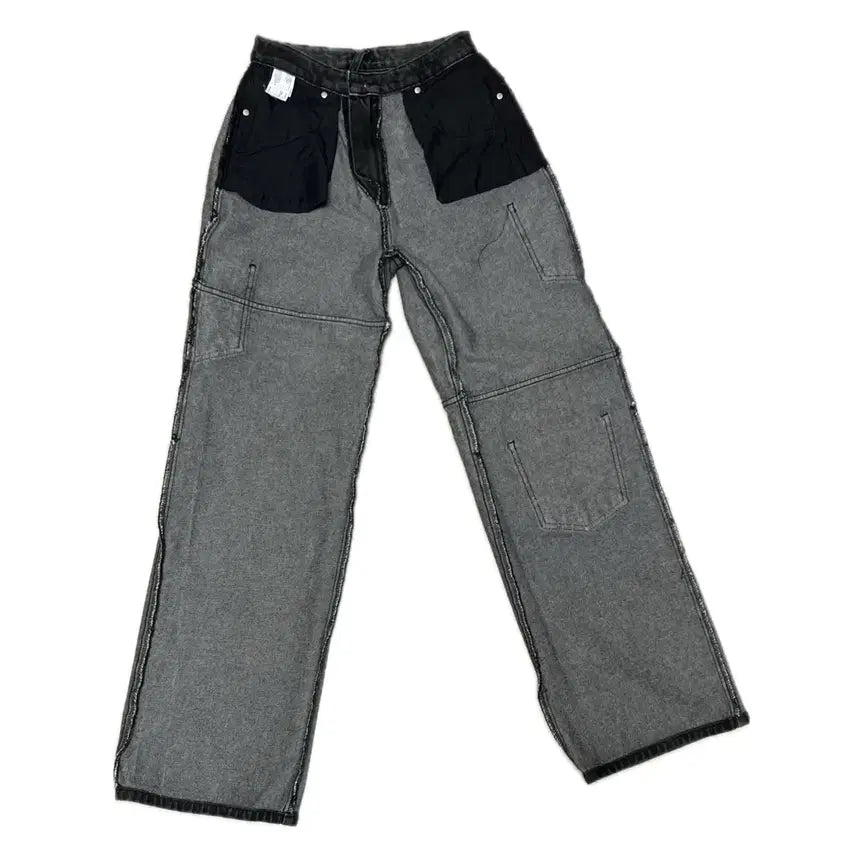 [SOLD OUT] 다이애그널 패치포켓데님팬츠 블랙 S diagonal 다이애그널바지