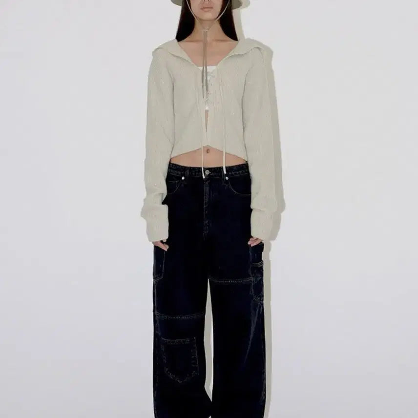 [SOLD OUT] 다이애그널 패치포켓데님팬츠 블랙 S diagonal 다이애그널바지