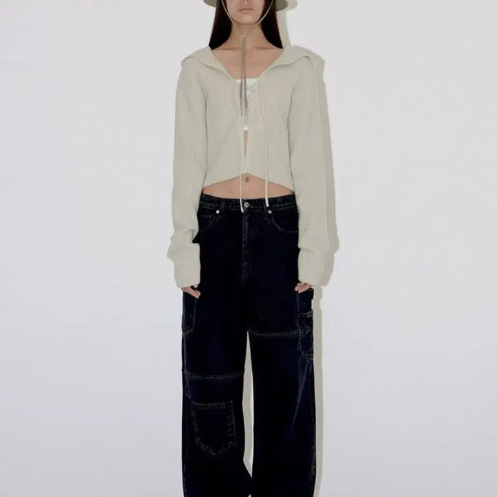 [SOLD OUT] 다이애그널 패치포켓데님팬츠 블랙 S diagonal 다이애그널바지