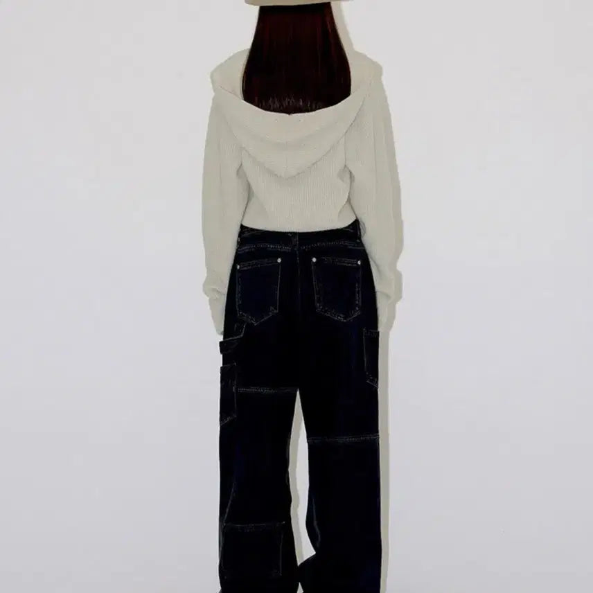 [SOLD OUT] 다이애그널 패치포켓데님팬츠 블랙 S diagonal 다이애그널바지