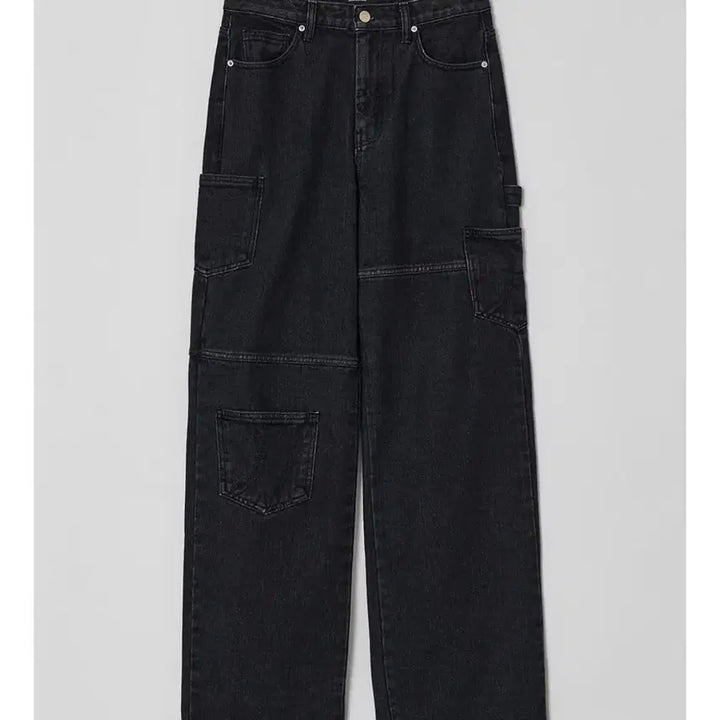 [SOLD OUT] 다이애그널 패치포켓데님팬츠 블랙 S diagonal 다이애그널바지
