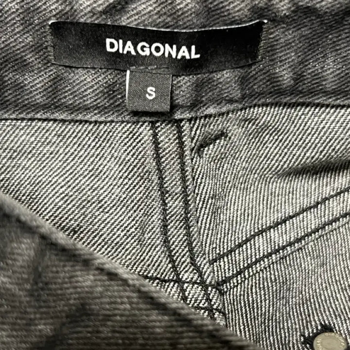 [SOLD OUT] 다이애그널 패치포켓데님팬츠 블랙 S diagonal 다이애그널바지