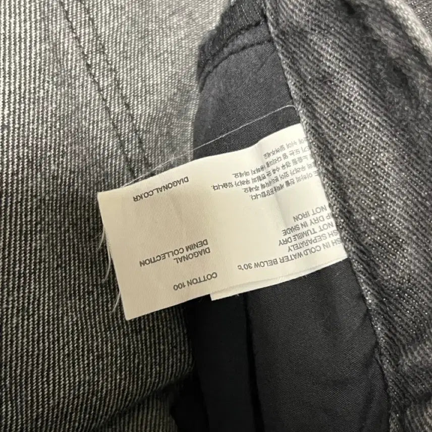 [SOLD OUT] 다이애그널 패치포켓데님팬츠 블랙 S diagonal 다이애그널바지