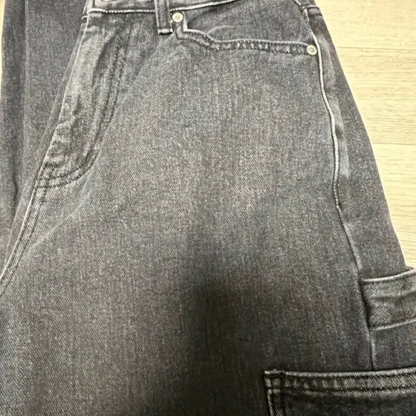 [SOLD OUT] 다이애그널 패치포켓데님팬츠 블랙 S diagonal 다이애그널바지