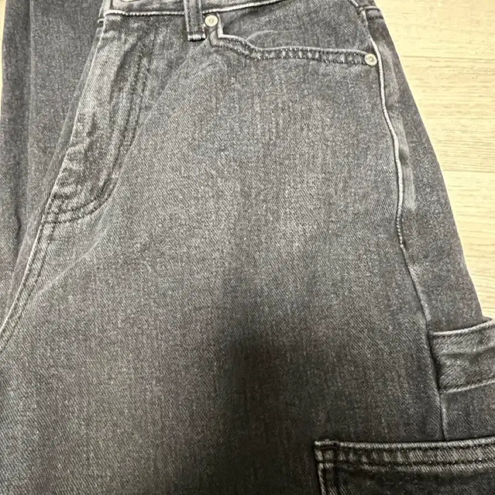 [SOLD OUT] 다이애그널 패치포켓데님팬츠 블랙 S diagonal 다이애그널바지