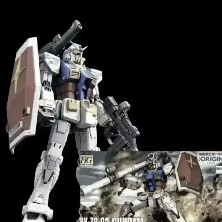 [BUNJANG] Bandai HG The Origin 26 RX-78-2 Gundam Plastic Model Kit / 반다이 건프라 프라모델 HG 디오리진 26 퍼스트 건담 건베 건담베이스