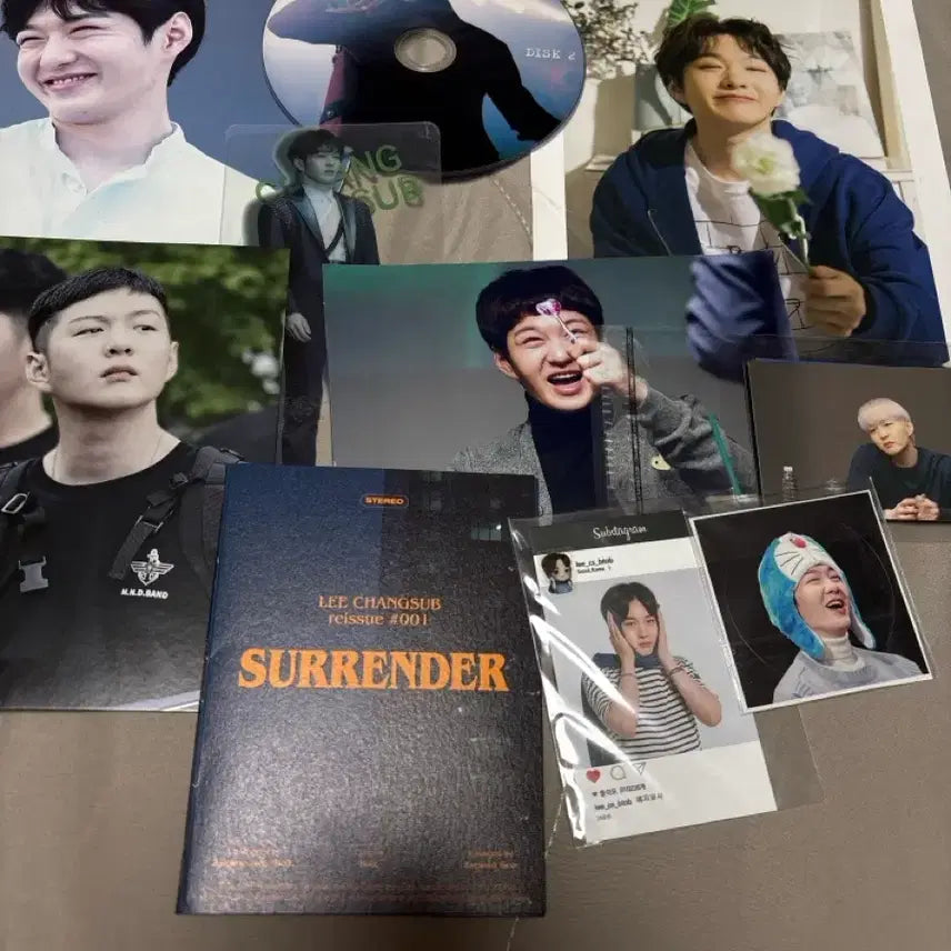 [BUNJANG] Lee Changsub SURRENDER Album Bundle Set / 이창섭 앨범 굿즈 부채 씨디 등등