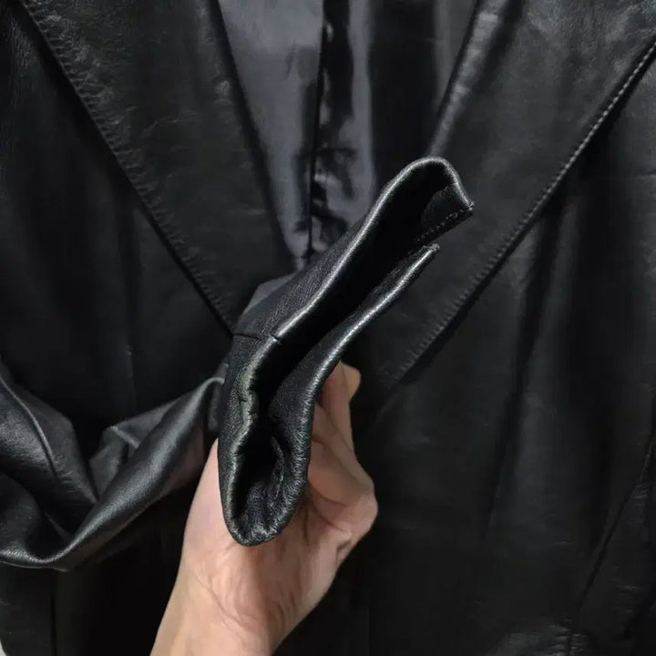 [SOLD OUT] (타임세일)JPN 빈티지 블랙 소가죽 자켓 블레이져