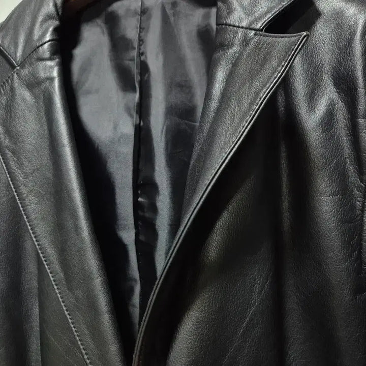 [SOLD OUT] (타임세일)JPN 빈티지 블랙 소가죽 자켓 블레이져
