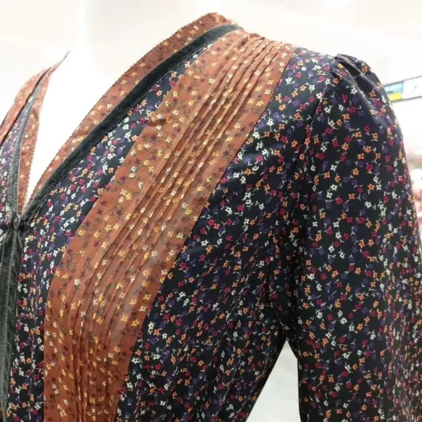 [BUNJANG] Thursday Island Pattern Mix Maxi Dress / 써스데이아일랜드 패턴 믹스 맥시 원피스