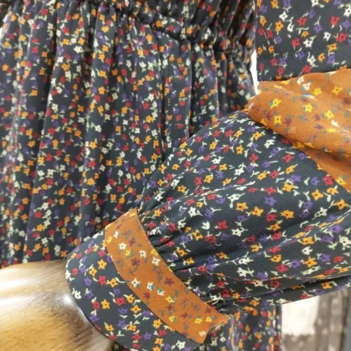 [BUNJANG] Thursday Island Pattern Mix Maxi Dress / 써스데이아일랜드 패턴 믹스 맥시 원피스
