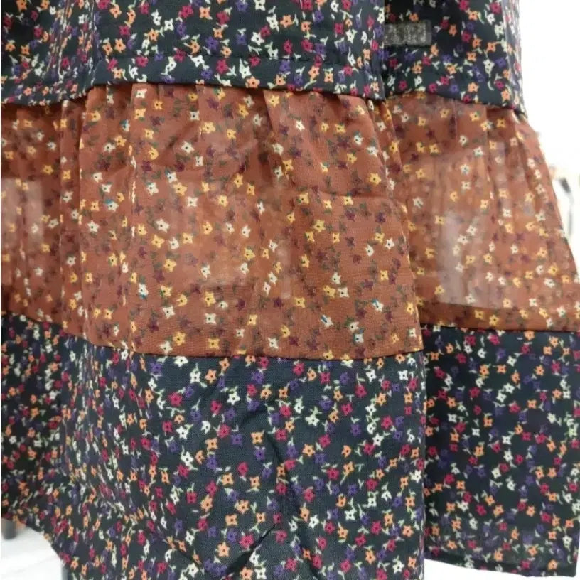 [BUNJANG] Thursday Island Pattern Mix Maxi Dress / 써스데이아일랜드 패턴 믹스 맥시 원피스