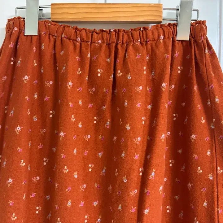 [BUNJANG] Vintage Japanese Floral Flare Long Skirt / (일본 수입 빈티지)스커트 롱 밴딩 치마 면100 플레어 기본 꽃