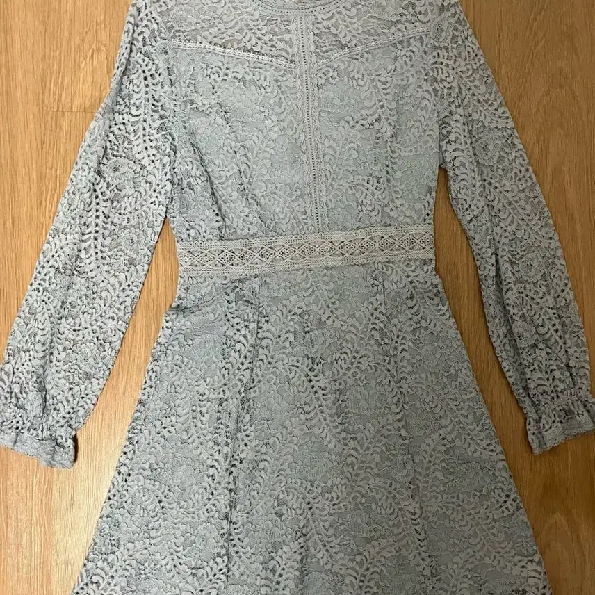 [BUNJANG] Pastel Lace Midi Dress / 원피스