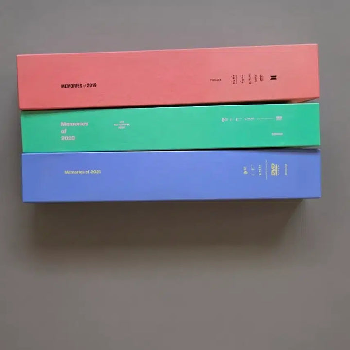 [BUNJANG] BTS Memories DVD Bundle Set (2019-2021) / 방탄소년단 메모리즈 DVD 일괄 (2019-2021)