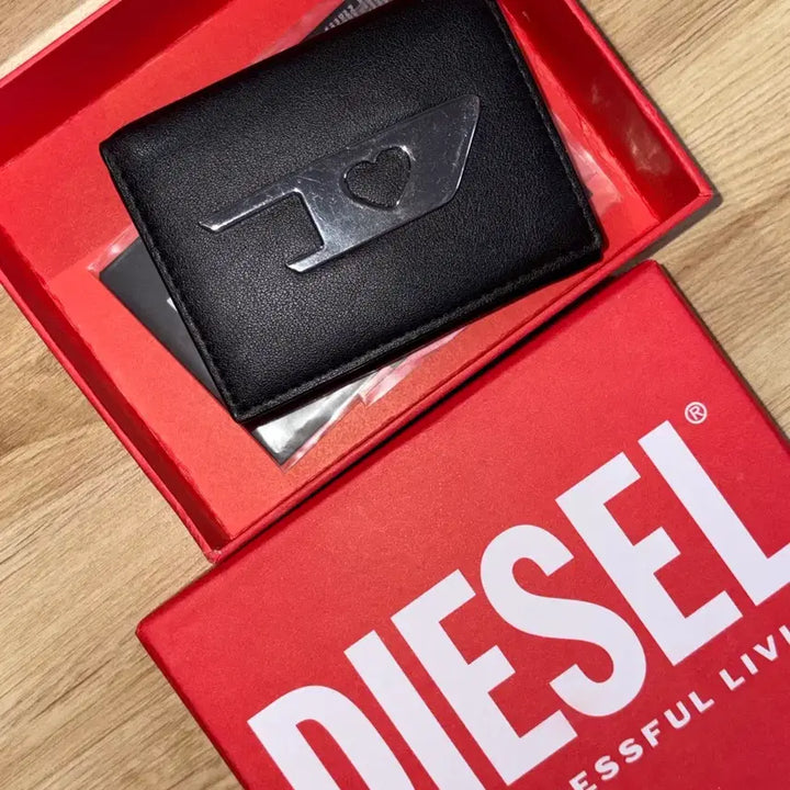 [BUNJANG] Diesel Black Wallet / 디젤 블랙 반지갑 풀박스
