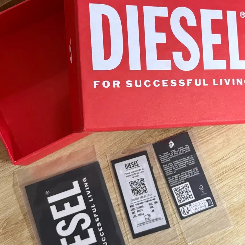 [BUNJANG] Diesel Black Wallet / 디젤 블랙 반지갑 풀박스