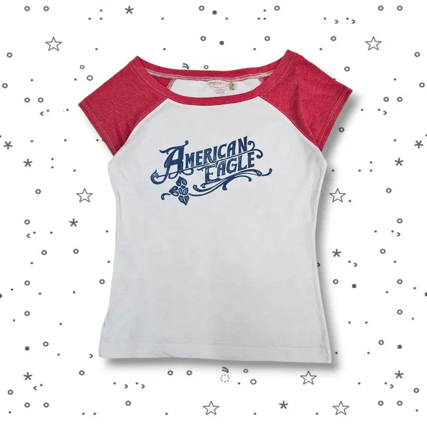[BUNJANG] American Eagle Striped Short Sleeve T-shirt / AMERICAN EAGLE 아메리칸 이글 보더 반팔 티셔츠