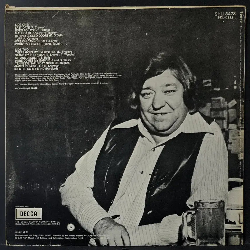 [BUNJANG] Ace Cannon That Music City Feeling LP / LP Ace Cannon - That Music City Feeling