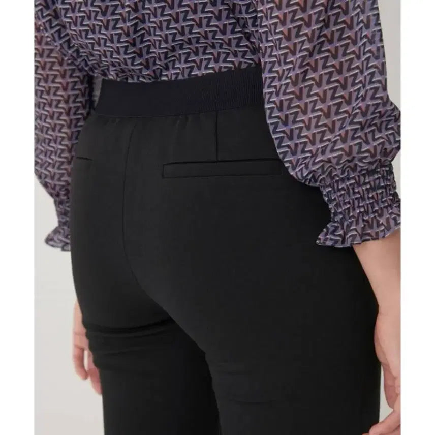 [BUNJANG] Olivia Lauren Bootcut Black Slacks / 올리비아로렌 부츠컷 블랙 슬랙스