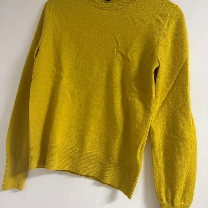 [BUNJANG] Uniqlo 100% Cashmere Knit Mustard / 유니클로 캐시미어 100 니트 머스타드
