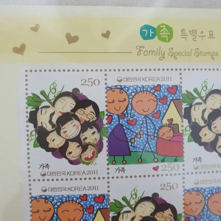 [BUNJANG] Korea Special Stamp Sheet / 가족 특별우표 전지
