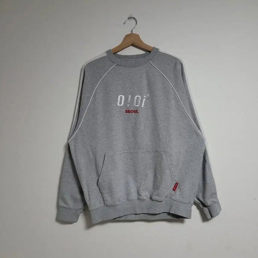[BUNJANG] 0!0i Gray Sweatshirt / (F) 0!0i 오아이오아이 회색 맨투맨 티셔츠