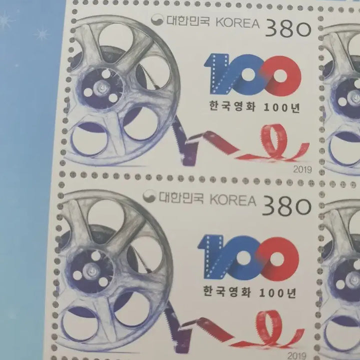 [BUNJANG] Korean Film 100th Anniversary Commemorative Stamp Sheet / 한국영화 100주년 기념 우표 전지
