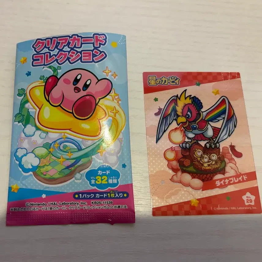 [BUNJANG] Kirby Trading Card Collection Clear Card / 별의 커비 트레이딩 카드 컬렉션 클리어카드