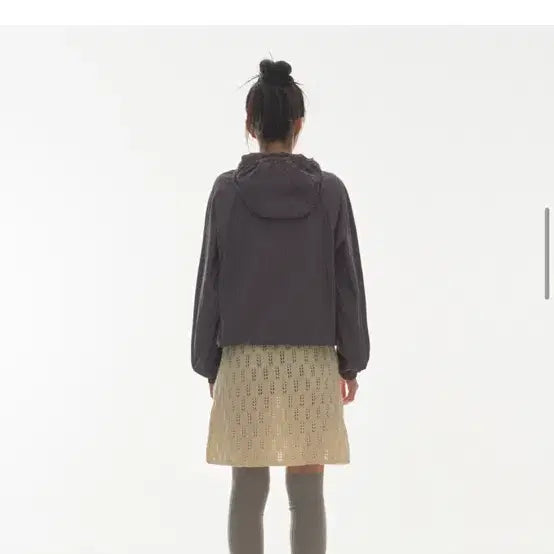 [BUNJANG] coyseio Check Windbreaker Purple / 코이세이오 coyseio 체크 윈드브레이커 퍼플