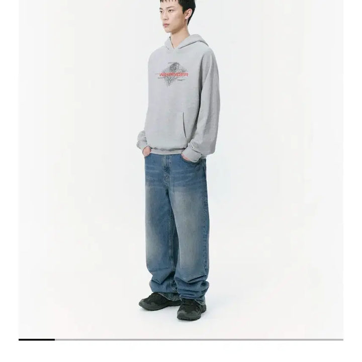 [BUNJANG] Sansan Gear Washed Denim Pants Blue / [4] 산산기어 워싱 데님 팬츠 블루