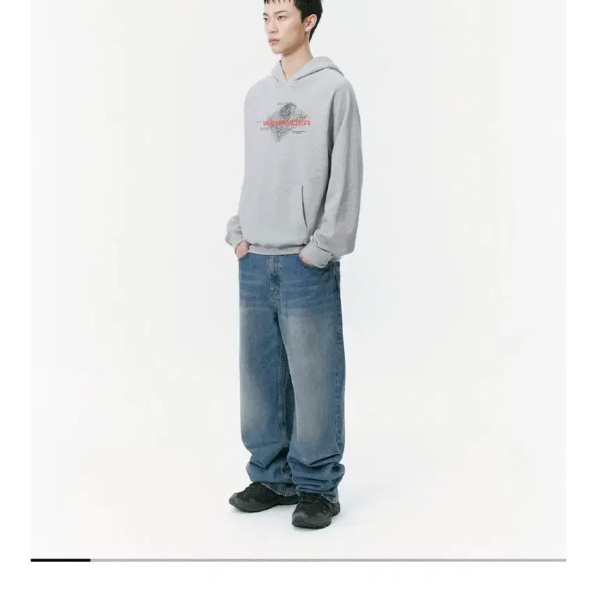 [BUNJANG] Sansan Gear Washed Denim Pants Blue / [4] 산산기어 워싱 데님 팬츠 블루