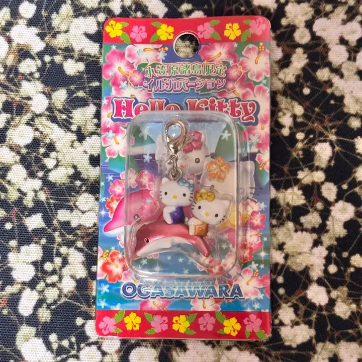 [BUNJANG] Vintage Hello Kitty Strap / 고전 핑크 돌고래 키티스트랩