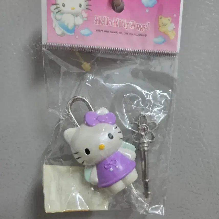 [SOLD OUT] 산리오 고전키티 엔젤키티 자물쇠 마스코트 피규어