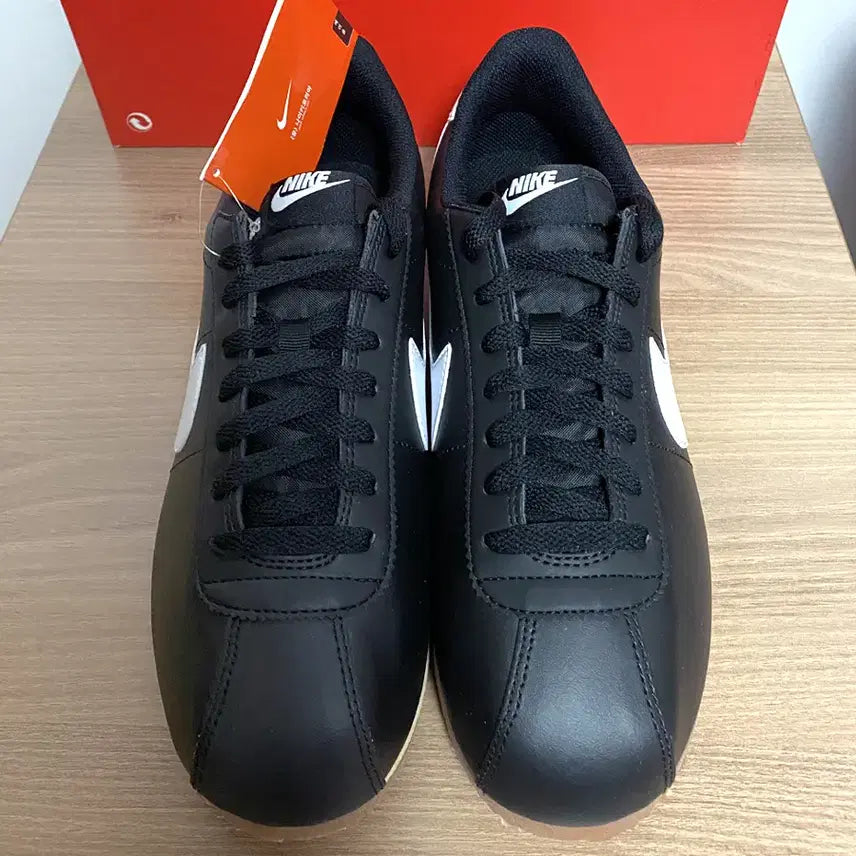 [BUNJANG] Nike Cortez Leather Black Sneakers / (새제품) 나이키 코르테즈 레더 블랙 매장정품