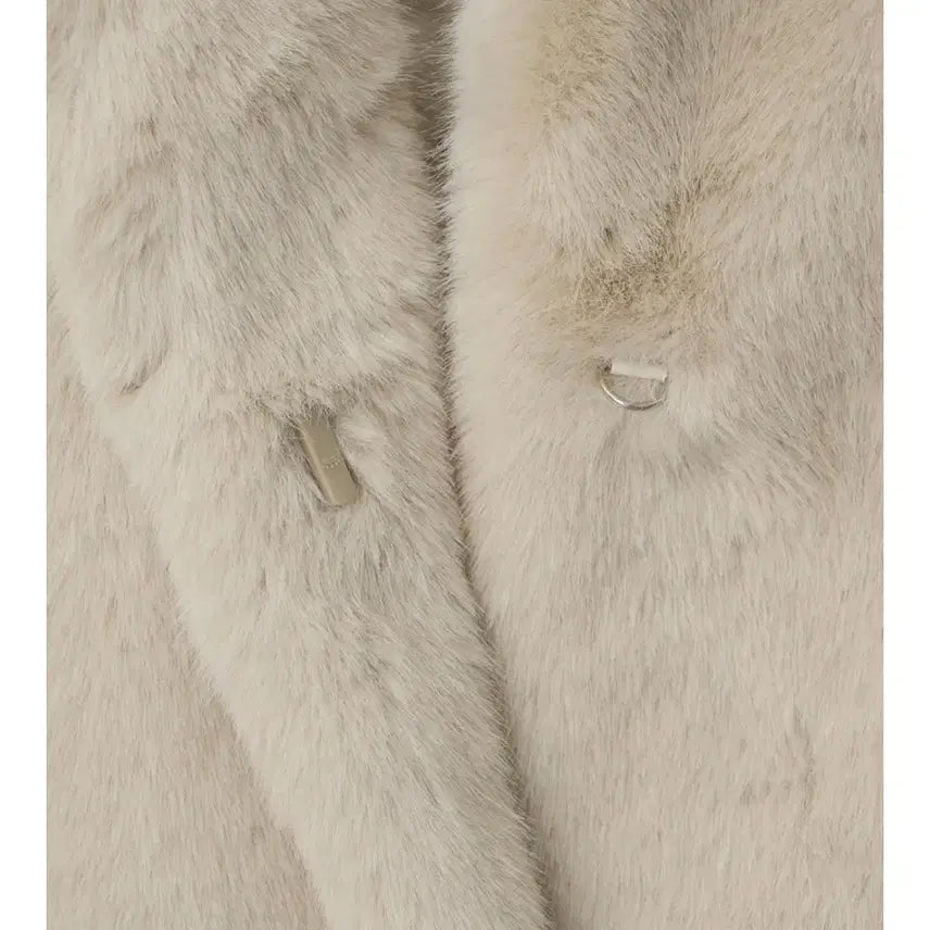 [BUNJANG] Urado Chloe Fur Half Jacket (Black) / 유라고 퍼자켓 Chloe fur half jacket (블랙)