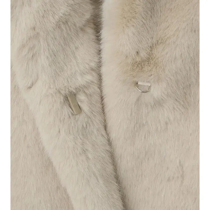 [BUNJANG] Urado Chloe Fur Half Jacket (Black) / 유라고 퍼자켓 Chloe fur half jacket (블랙)