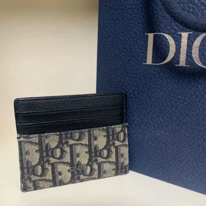 [BUNJANG] Dior Oblique Card Wallet Black / 디올 오블리크 카드지갑 블랙