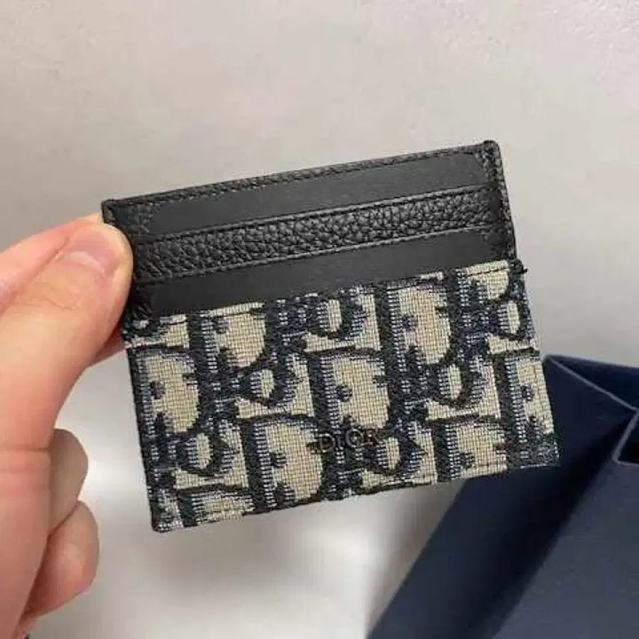[BUNJANG] Dior Oblique Card Wallet Black / 디올 오블리크 카드지갑 블랙