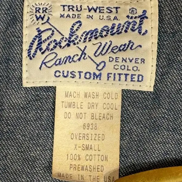 [BUNJANG] Rockmount Western Shirt / 락마운트 웨스턴 셔츠 100