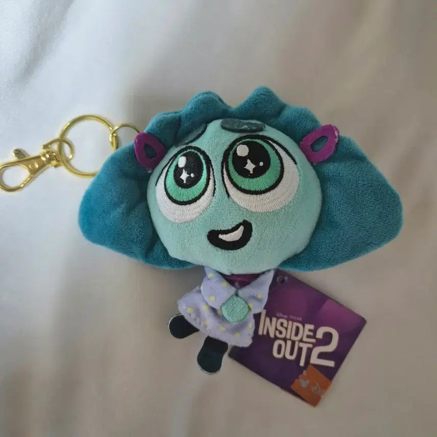 [BUNJANG] Disney Inside Out 2 Envy Keyring Plush / 인사이드 아웃2 부럽이 키링 인형