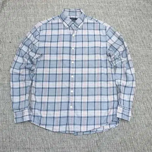 [BUNJANG] Hazzys Checkered Shirt 95 / 헤지스 체크 셔츠 95