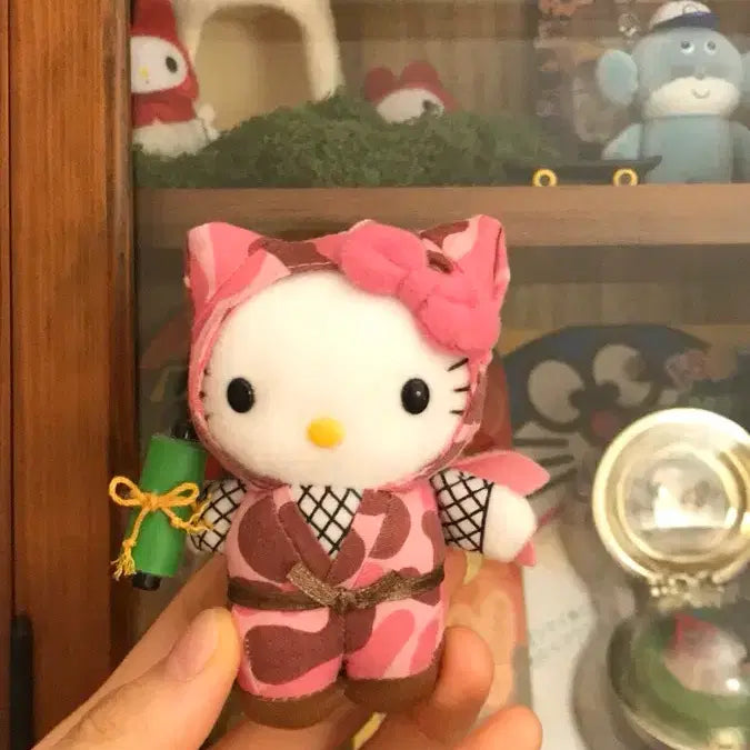 [BUNJANG] 2002 Japanese Classic Ninja Kitty Doll / 초레어! 2002년 일본 고전 닌자 키티 인형 똥사이즈 초미니 초소형