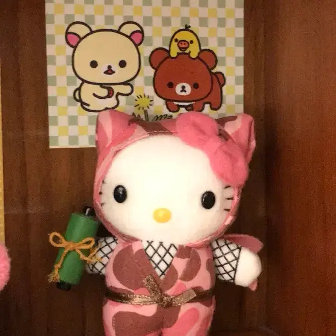 [BUNJANG] 2002 Japanese Classic Ninja Kitty Doll / 초레어! 2002년 일본 고전 닌자 키티 인형 똥사이즈 초미니 초소형