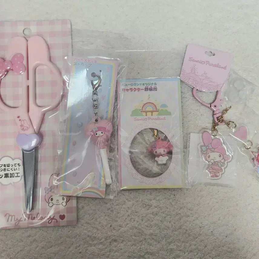 [BUNJANG] My Melody Sanrio Bundle Set / 새상품)마이멜로디 퓨로랜드+가위 일괄 판매