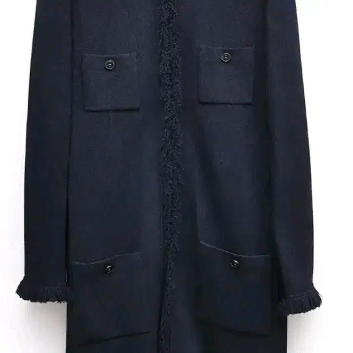 [BUNJANG] St. John Fringe Knit Long Coat / st John 센존  프린지 니트 롱 코트 10