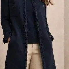 [BUNJANG] St. John Fringe Knit Long Coat / st John 센존  프린지 니트 롱 코트 10