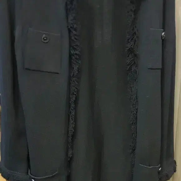 [BUNJANG] St. John Fringe Knit Long Coat / st John 센존  프린지 니트 롱 코트 10