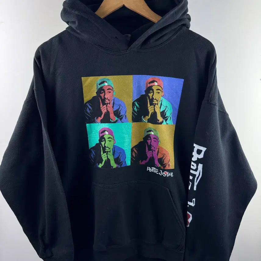 [BUNJANG] Poetic Justice 2Pac Hoodie / 포에틱저스티스 투팍 후드티2143