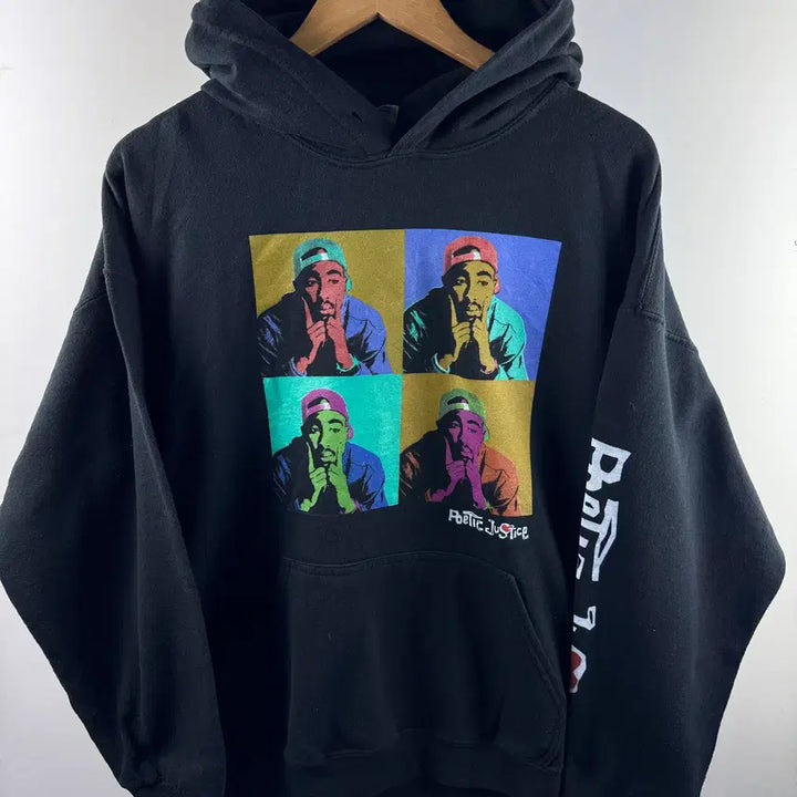 [BUNJANG] Poetic Justice 2Pac Hoodie / 포에틱저스티스 투팍 후드티2143